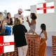 image 1 of 5ft x 3ft England Printed St George Cross National Flag with 2 Eyelets