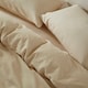 image 10 of Touch Of Linen - Creamy Almond - Duvet Cover Set (Includes 2 Pillowcases - 1 For Single) Cream | Creamy Almond | King