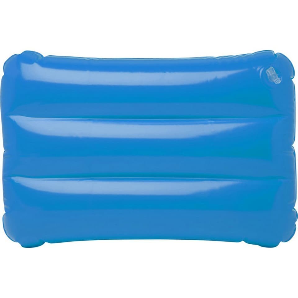 image 1 of Sunny Beach Inflatable Pillow - Blue - One Size