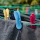 image 2 of 1 Pack of Caraselle Deluxe Soft Clip Clothes Pegs (10 Pegs)