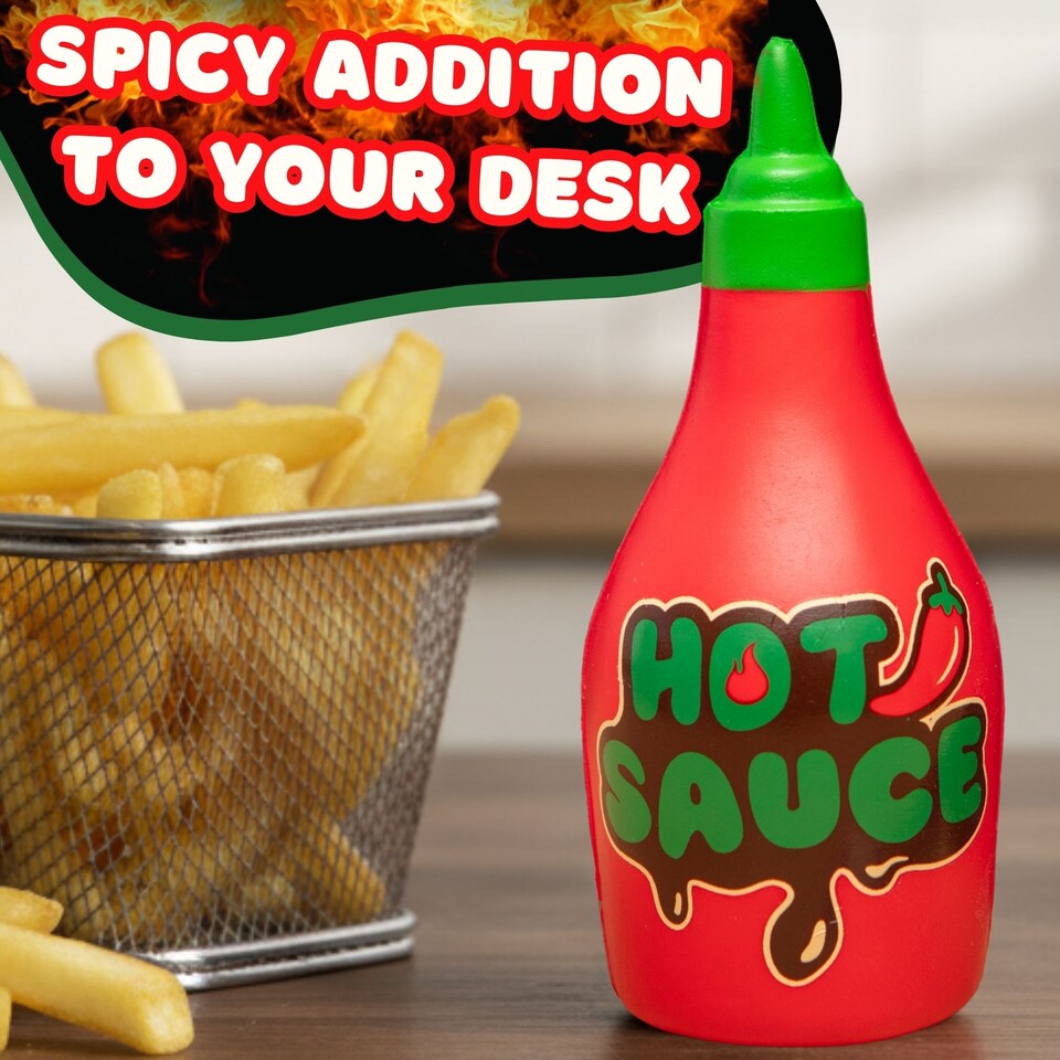 image 1 of Hot Sauce Funny Stress Toy for Adults