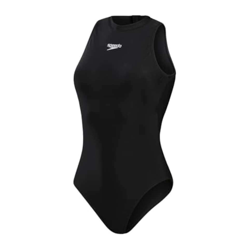 image 1 of Speedo Women's Hydrasuit Swimsuit | One Piece Swiming Costume, S&S Black, 34