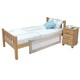 image 7 of Safetots Deluxe Soft Touch Denim Extra Tall Bed Rail, Natural 140cm Wide x 60cm Tall, Toddler Bed Guard For Safety