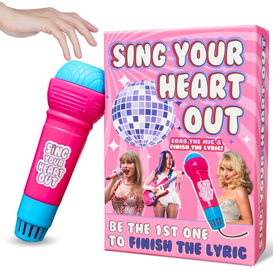 image 1 of Sing Your Heart Out Music Quiz Party Game with Echo Microphone