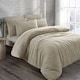image 2 of Homes-Linen Teddy Bear Fleece Thermal Warm Cosy Soft Fur Duvet Cover Set With Pillow Cases N/A | Ochre | Super King