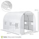 image 7 of Outsunny 3 x 2 x 2m Replacement Greenhouse Cover w/ Windows, White | White | White | 300L x 200W x 200H cm