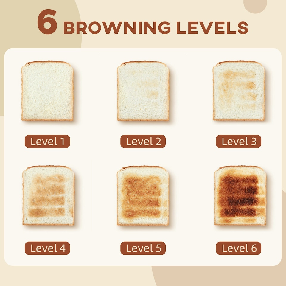 image 1 of HOMCOM 1.7L 3000W Fast Boil Electric Kettle and 2 Slice Toaster Set, White