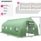 image 6 of Greenhouse - polytunnel with 8 windows, 600 x 300 x 205 cm