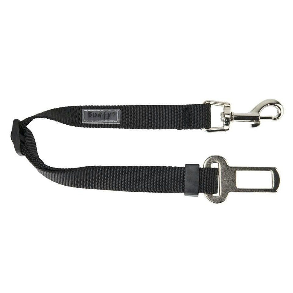 image 1 of Dog & Cat Seat Belt Safety Travel Restraint, Harness Clip For Car Van Lead Brown
