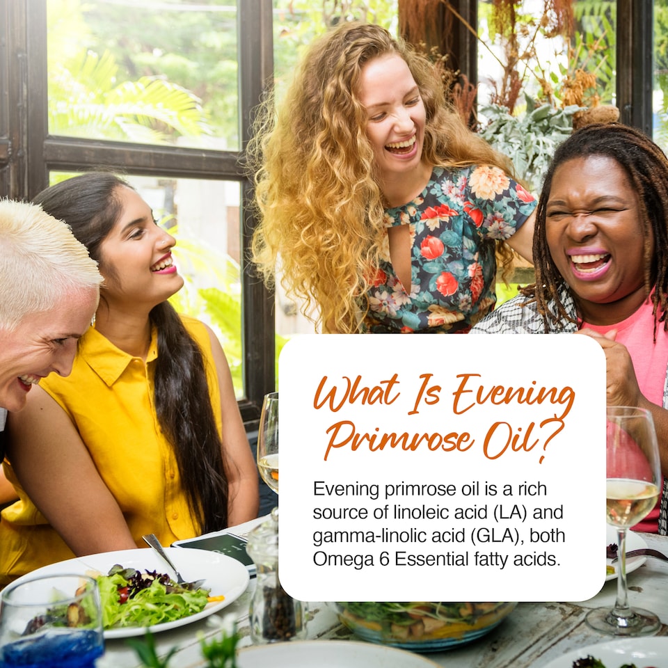 image 1 of Zipvit Evening Primrose Oil 1000mg, Cold-Pressed, High in Omega 6, 120 Capsules, 4-Month Supply