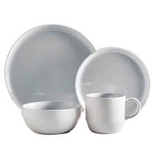 Barbary & Oak Oslo 16 Piece Dinnerware Set Grey