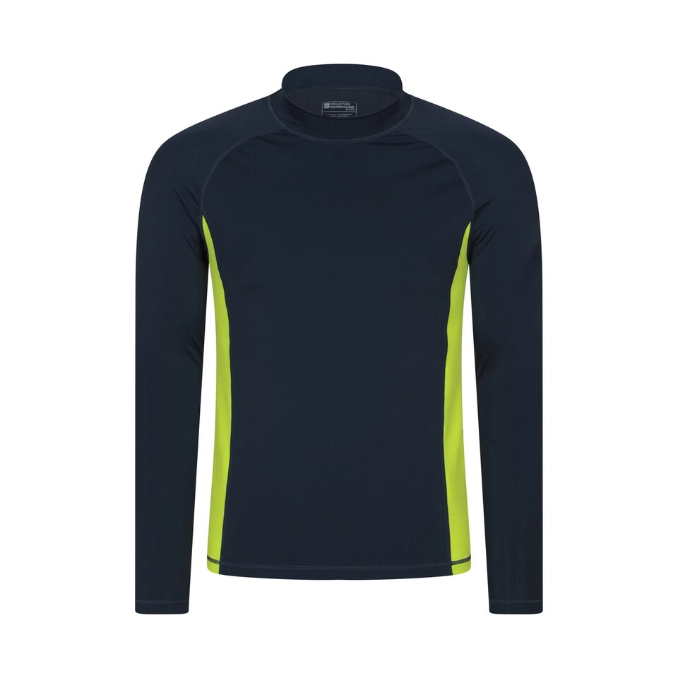 image 1 of Mountain Warehouse Mens Long-Sleeved Rash Guard - Yellow - L