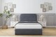 image 1 of Sloomy Belvoir Steel Plush Bed Frame With 45" Upholstered Headboard 6' Super King