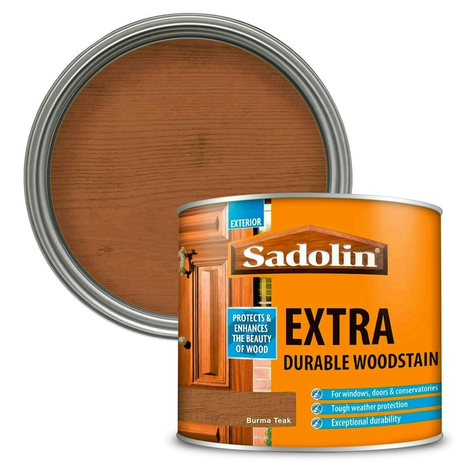 Extra Durable Woodstain Burma Teak 500ml - SAD5028550
