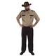 image 1 of US Sheriff Costume & Hat Brown | XL