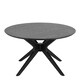 image 2 of I_Duncan Round Coffee Tablein Black 80x45cm