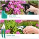image 6 of 10-Piece Stainless Steel Gardening Tools Set (Green) - Heavy-Duty Garden Hand Tools with Ergonomic Handles & Carry Case -Ideal Gift for Gardeners
