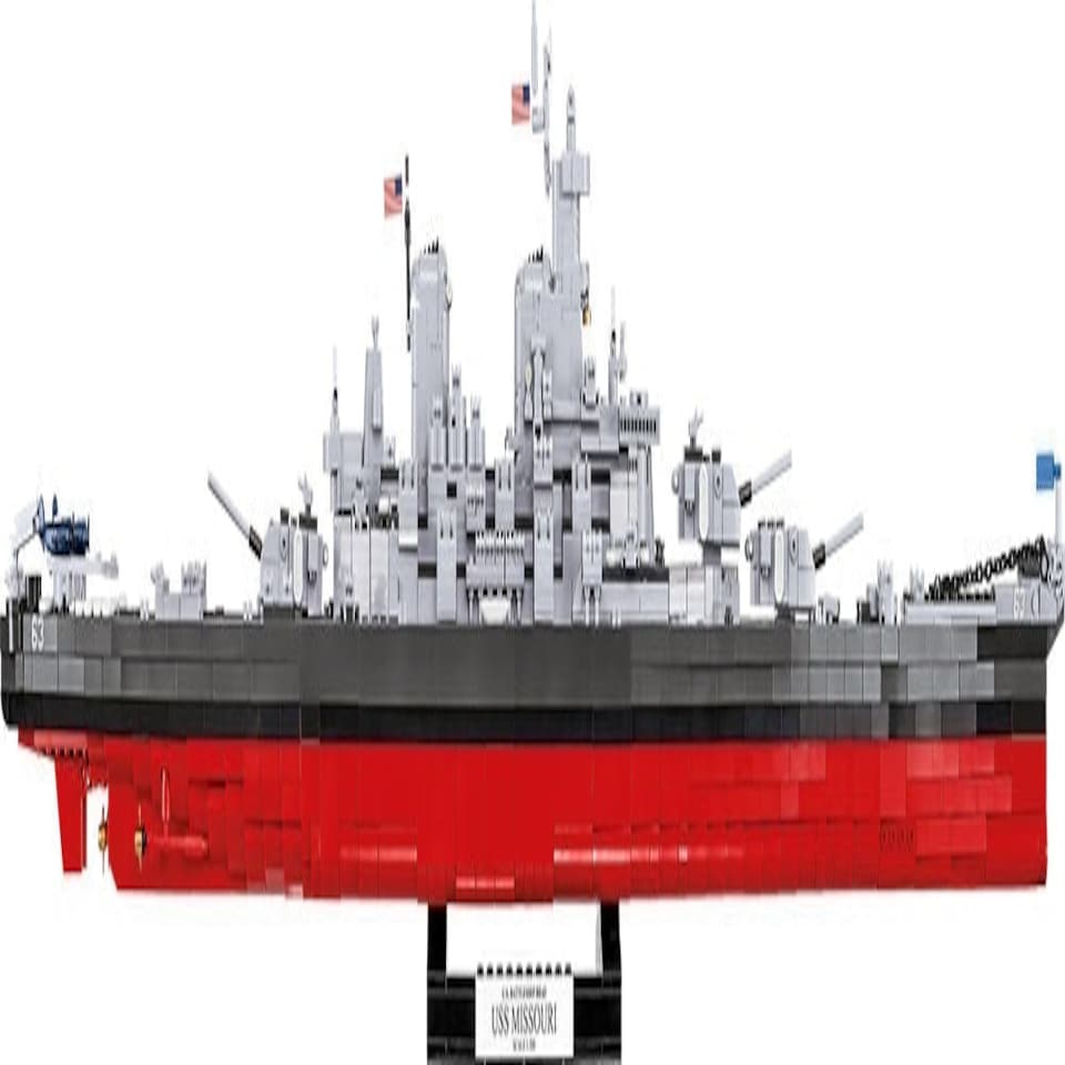 image 1 of Battleship Missouri brick model - COBI 4837 - 2640 Bricks