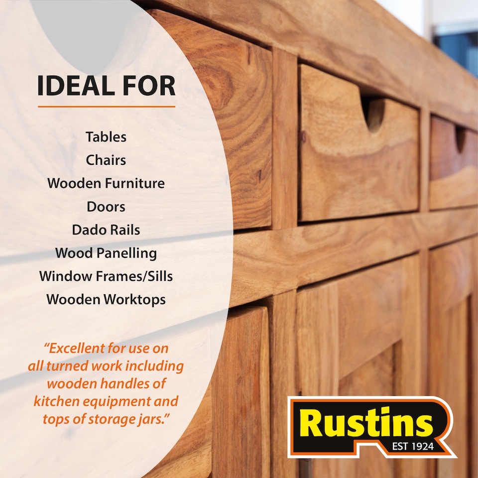 image 1 of Rustins The Original Danish Oil 2.5L