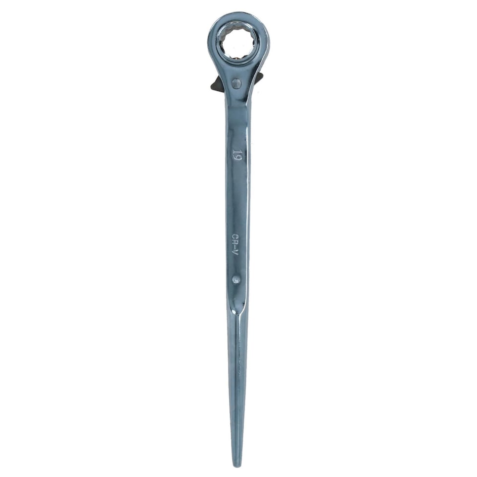 image 1 of Scaffold Spanner Ratchet Podger 2 Way Bi-Hex Ratchet 19mm 21mm Scaffolders