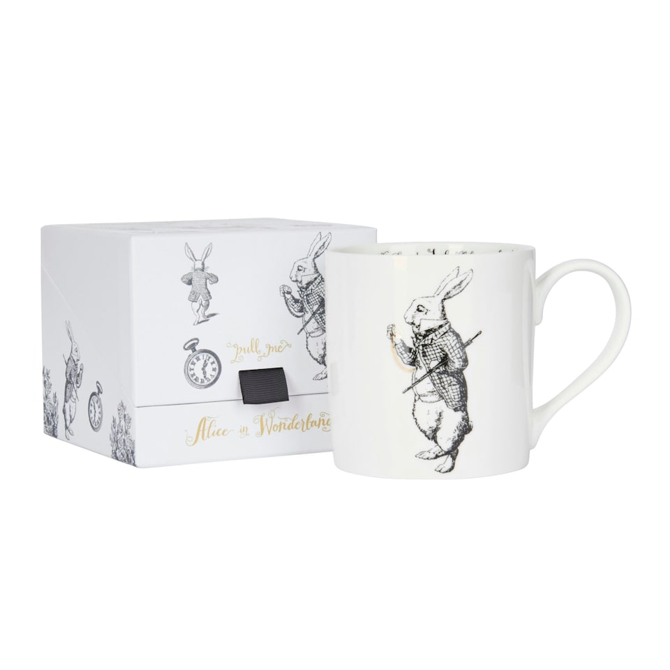 image 1 of V&A Alice in Wonderland Mug White 350ml | White