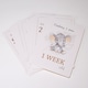 image 4 of Cute Unisex Little ones Elephant Grey Quirky and Fun Set of 24 Milestone Cards