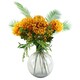 image 2 of Pack of 6 x 75cm Extra Large Reflex Chrysanthemum - Gold