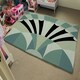 image 4 of Green Geo Arches (Rug) Green | Medium: 80x150cm