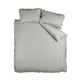 image 4 of Catherine Lansfield Seersucker Frill Silver Duvet Cover Set Grey | Double