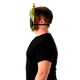 image 3 of Space Jam Unisex Adult Marvin The Martian 1/2 Mask - Black/Green - One Size One Size