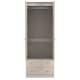 image 8 of Cumbria Tall 2 Drawer Double Wardrobe in Kashmir Ash & Bardolino Oak (Ready Assembled) | Cream | Kashmir Ash & Bardolino Oak
