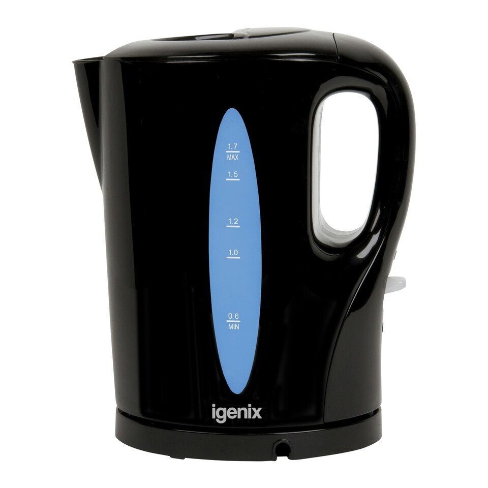 image 1 of Igenix IG7280, Cordless Jug Kettle, 1.7 Litre, 2200W, Black