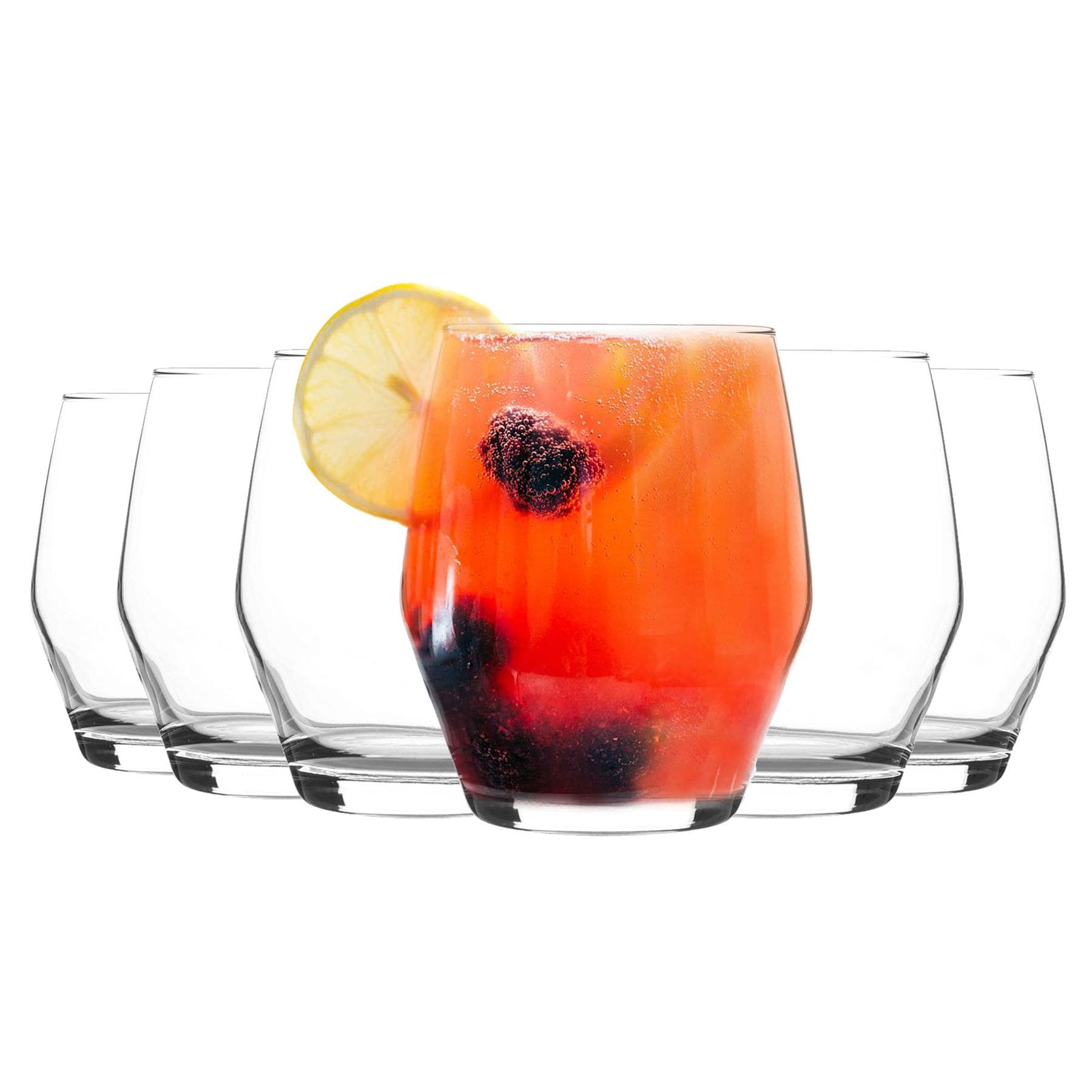 LAV Ella Whisky Glasses - 370ml - Clear - Pack of 12