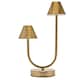 image 1 of Hestia Bronze USB Touch Double Light Table Lamp