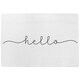 image 1 of Text Hello (Rug) White | L