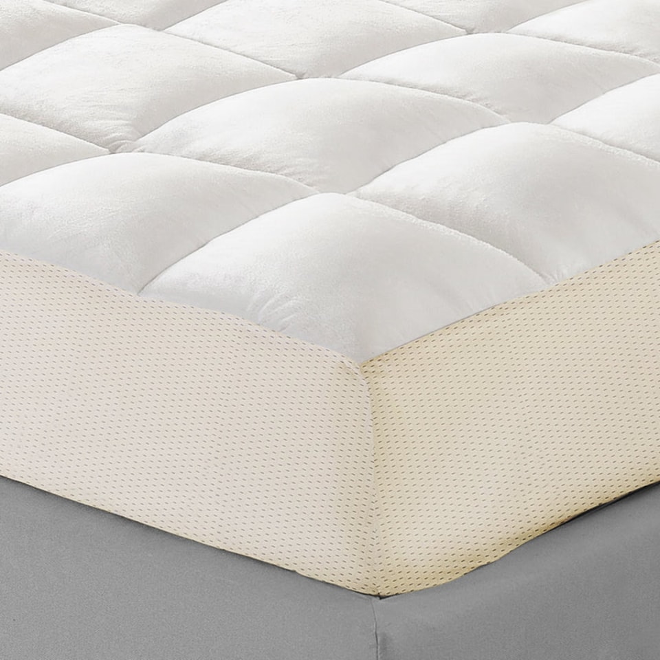 image 1 of Sweet Dreams Luxury Plush Velvet Mattress Protector