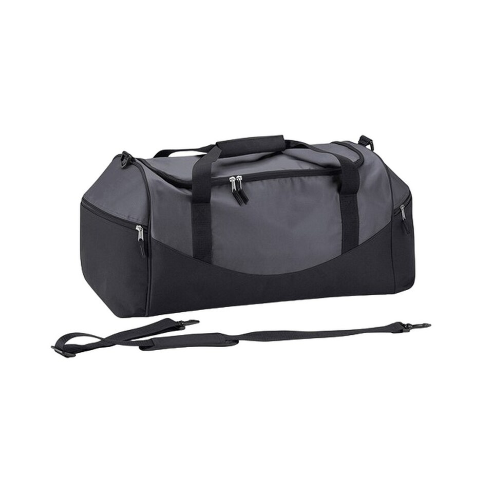 image 1 of Quadra Teamwear Holdall | Grey | Graphite/Black | One Size | 1