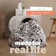 image 5 of Silentnight Coverless 10.5 Tog Duvet and Pillowcase Set, Leaf Print Blue | Double