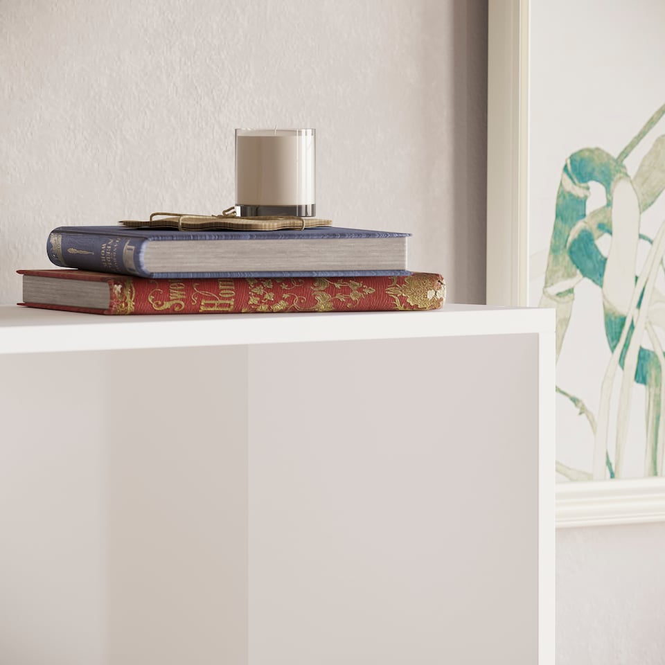 image 1 of Vida Designs Cambridge 5 Tier Extra Large Bookcase Display Storage, White