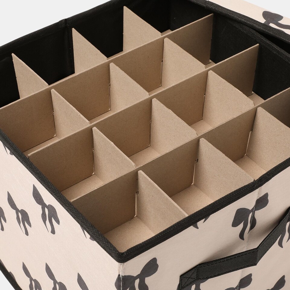 image 1 of OHS Christmas Bauble Storage Box Festive Decoration Organiser 64 Slots
