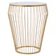 image 1 of Avantis Round Side Table With Gold Polished Frame Gold