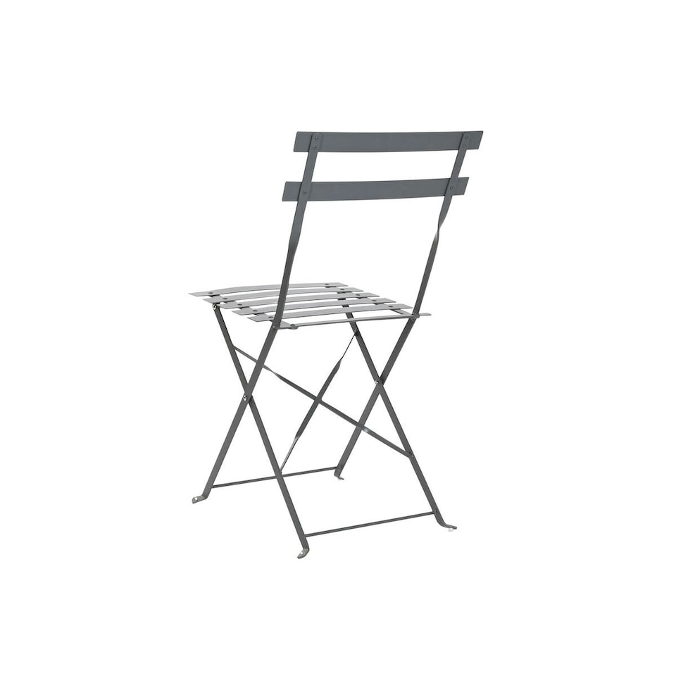 image 1 of Table set with 2 chairs Home ESPRIT Grey 60 x 60 x 71 cm N/A