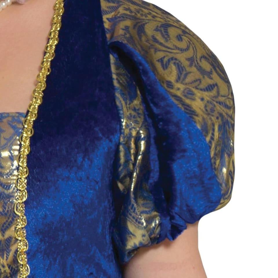 image 1 of Fancy Dress Adult Blue Marchioness Ladies Costume - XL