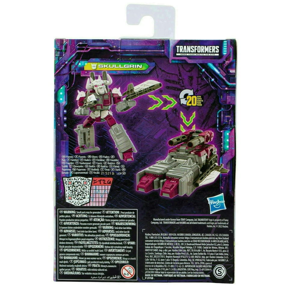 image 1 of Transformers Legacy Skullgrin 14 cm Deluxe Class Action Figure