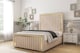 image 2 of Sloomy Boston Gold Sand Naples Bed Frame With Mattress With 50" Upholstered Headboard 6' Super King