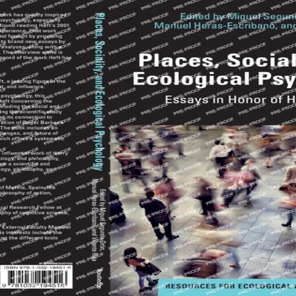 Places Sociality & Ecological Psychology