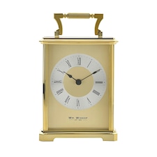 Wm.Widdop Carriage Clock - Gilt Gold