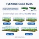 image 9 of GardenSkill Fruit & Vegetable Cage Kit with Insect Mesh 1.25m x 0.625m H - Quick Build Garden Crop Protection Frame for Brassicas, Raised Beds