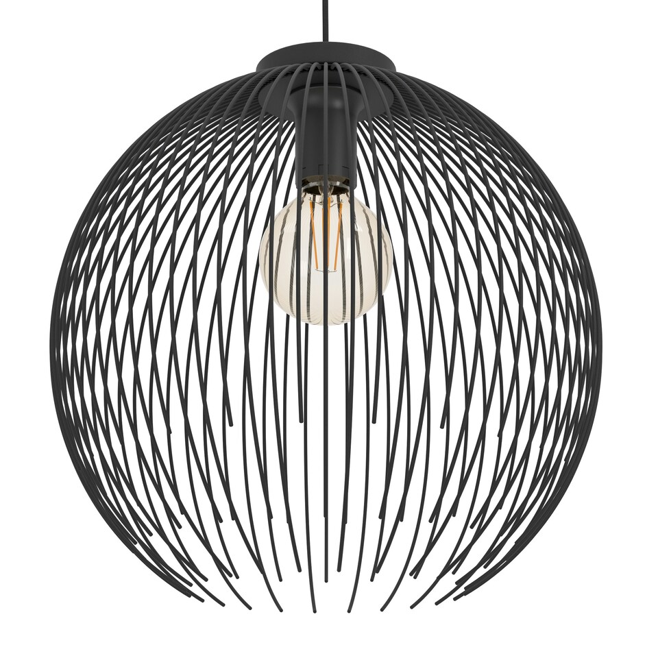 image 1 of EGLO Venezuela Black Steel Pendant Light