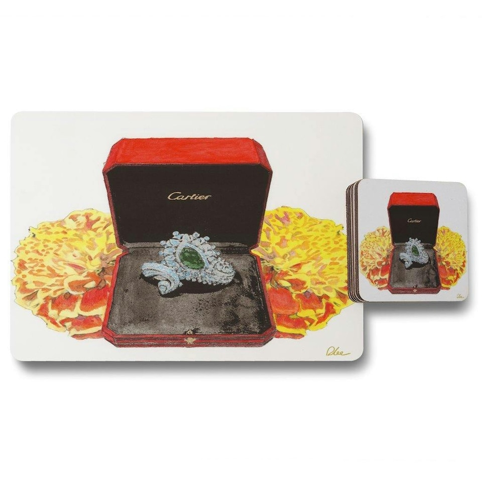 image 1 of A Special present for her  (Placemat & Coaster Set)